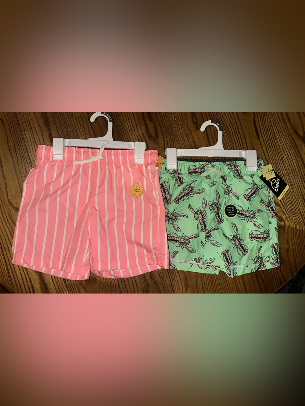 Cat & Jack and Art Class swim trunks. NWT